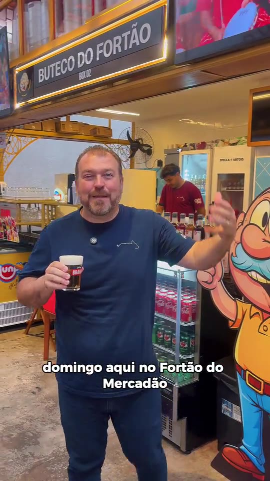 Anúncio do Buteco do Fortão apresentando a oferta de domingo